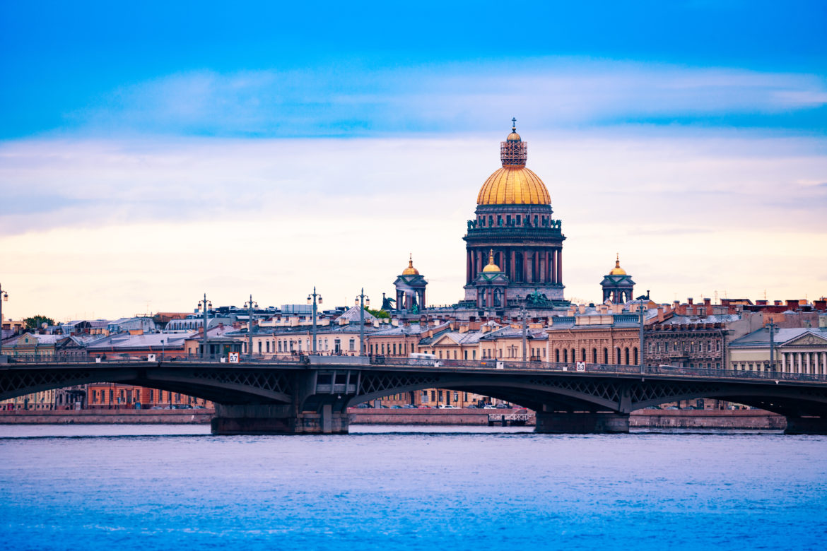 Boat Tour along the rivers and channels of St. Petersburg